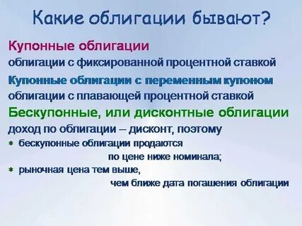 Облигации это простыми словами