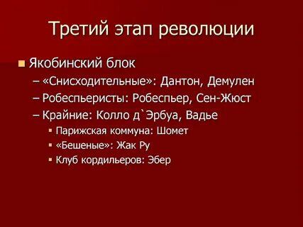 Укажите причины французской революции цдз