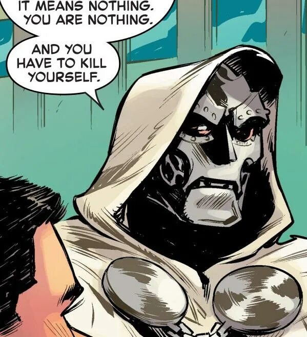 You are nothing good. Доктор дум секретные войны. Doctor Doom God. Доктор дум секретное вторжение. Бог дум комикс.
