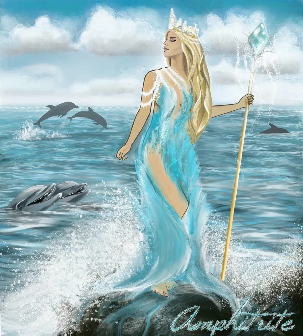 Вода на греческом. Амфитрита богиня моря. Амфитрита богиня моря супруга Посейдона. Амфитрита богиня древней Греции. Амфитрита жена Посейдона.