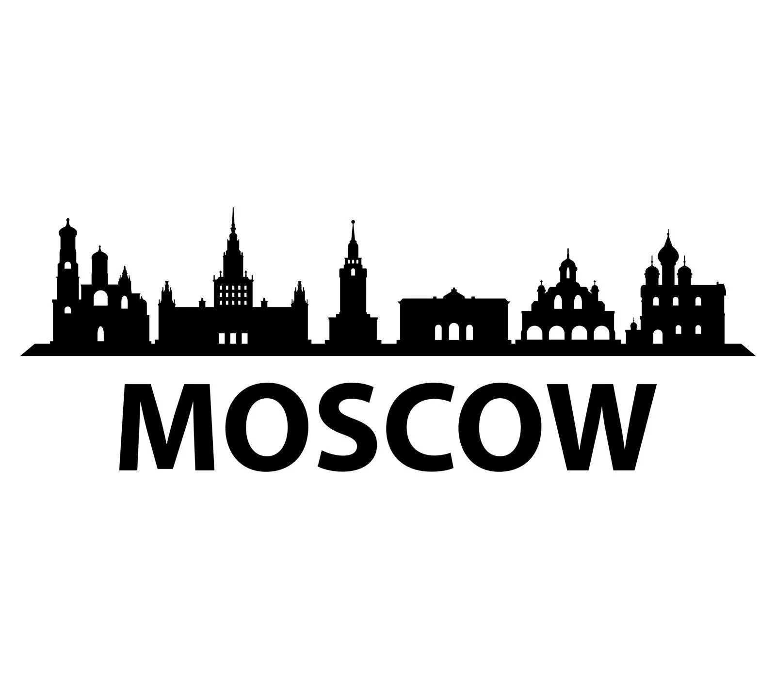 Москва надпись