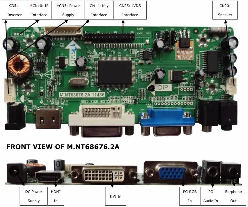 Hdmi controller. Xw-lcd01-v1.2. контроллер экрана m.nt68676.2a. dvi vga lcd плата контроллера. скалер универсальный hdmi 5v.