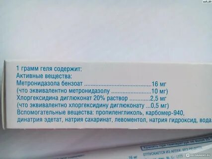 Метрогил после удаления зуба