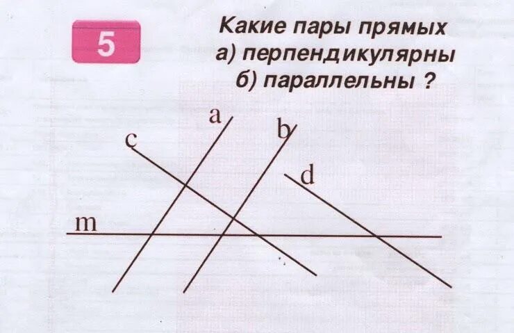 Параллельные и перпендикулярные прямые 5 класс