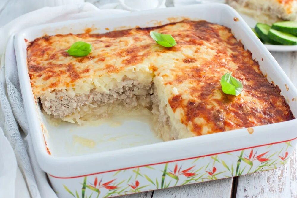 Рецепт детской мясной запеканки