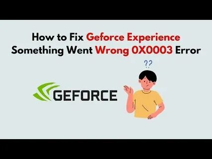 Something went wrong 0x0003