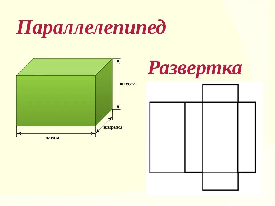 Где высота параллелепипеда. Чертеж развертка прямоугольного параллелепипеда. Чертеж объемного прямоугольного параллелепипеда. Как делать развёртку параллелепипеда. Чертеж прямоугольного параллелепипеда для склеивания.