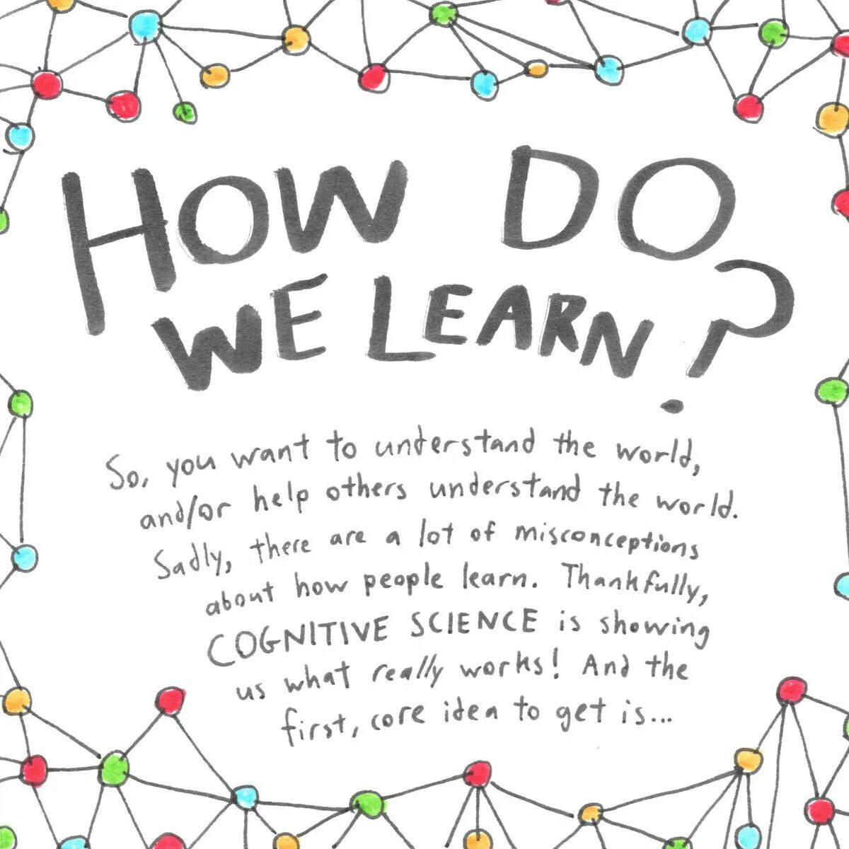 The way we learn. How do we learn. metaphors we live by. what did you learn. we learn english ad.