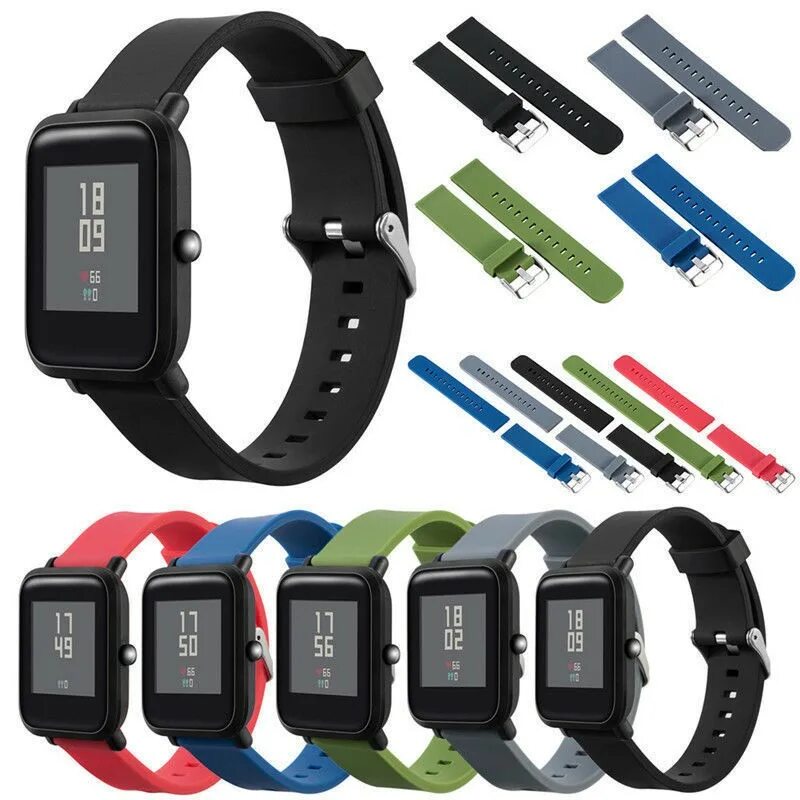 Часы Amazfit Bip. Xiaomi силиконовый ремешок для Amazfit Bip. Часы Amazfit Bip Lite​. Ремешок для часов Amazfit Bip.