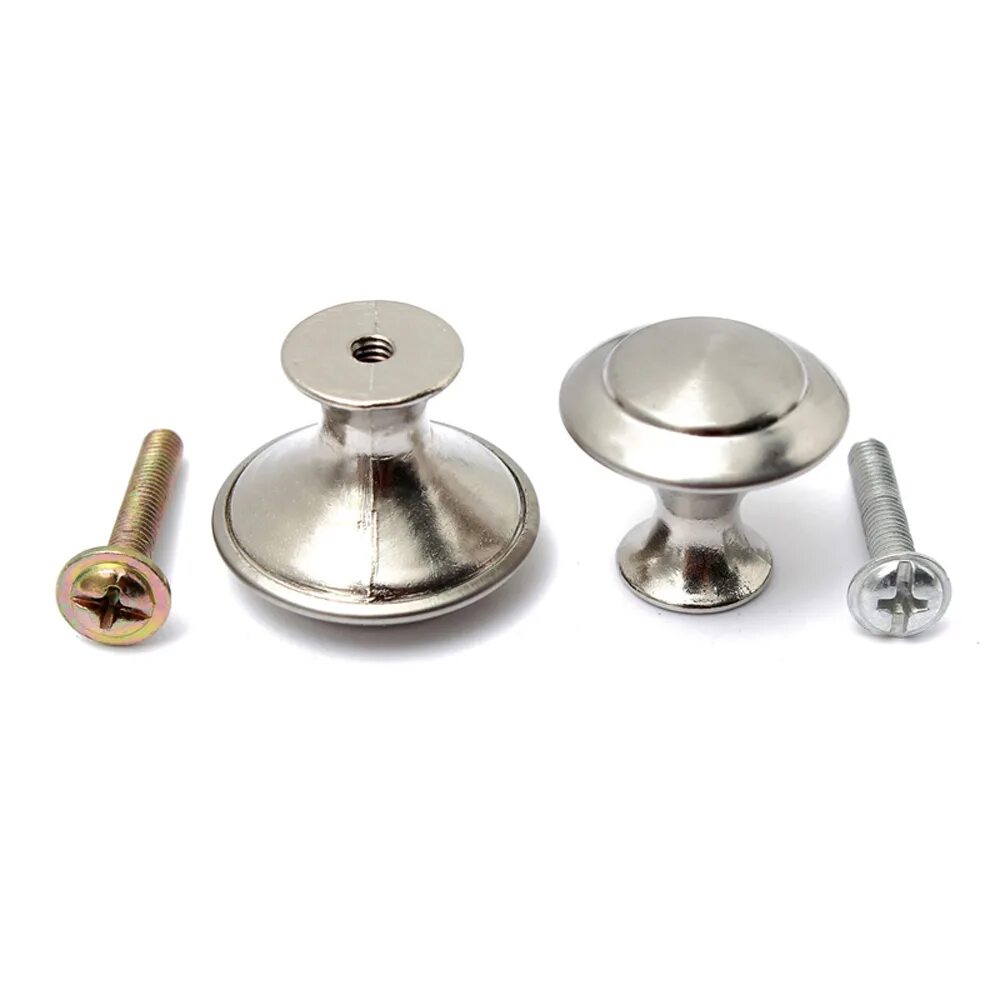 Фурнитура для мебели. Ручки для ящиков стола. Маленький винт для дверной ручки. Kerron 6116-l-cf. Ручка круглая мебельная.