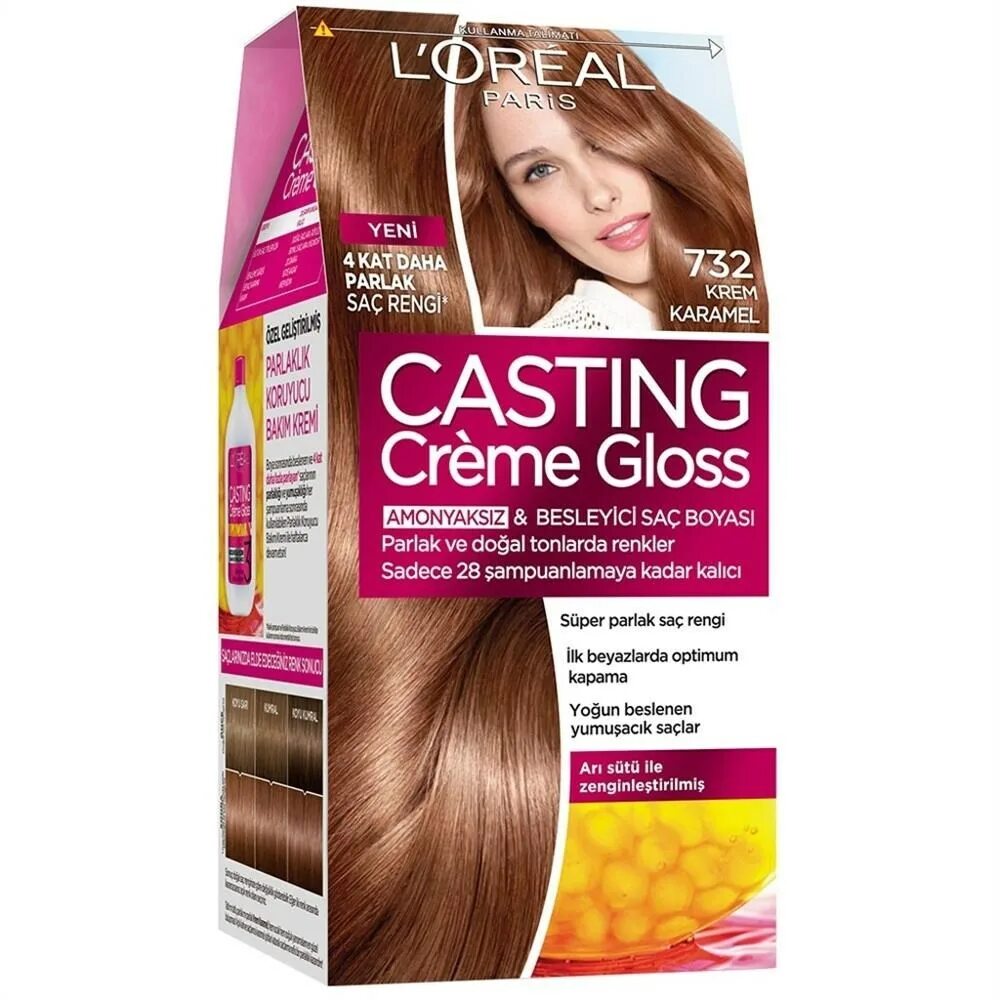 Крем кастинг лореаль фото красок Краска-уход для волос L'Oreal Paris Casting Creme Gloss, 525 шоколадный фондан,