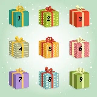 9 коробок