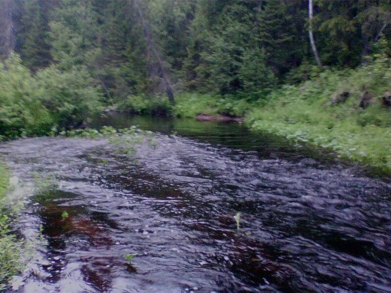 Проход к озеру