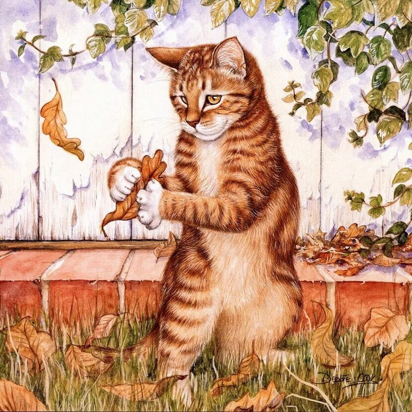 Cat cook. Художник Дебби Кук. Художник Debbie Cook кошки. Дебби Кук кошки. Художник Энн Мортимер.