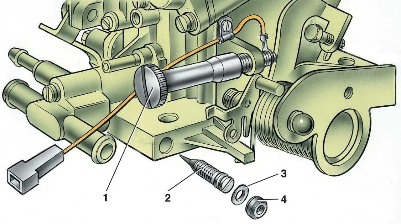 Регулировочные винты карбюратора ВАЗ 2108. Регулировочные винты карбюратора ВАЗ 2109. Винт холостого хода 2108 карбюратор. Винт холостого хода на карбюраторе ВАЗ 2105.