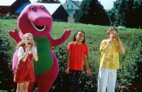 "The big, purple dinosaur and his young friends take part in an exciti...