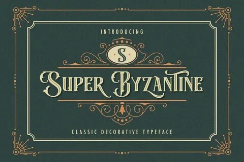 Decorative fonts