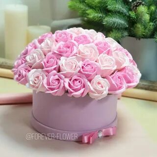 Букет из мыла в коробке