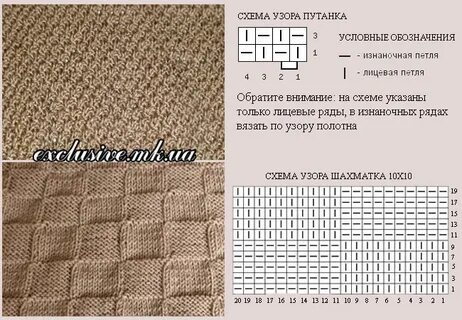 Жемчужный узор схема