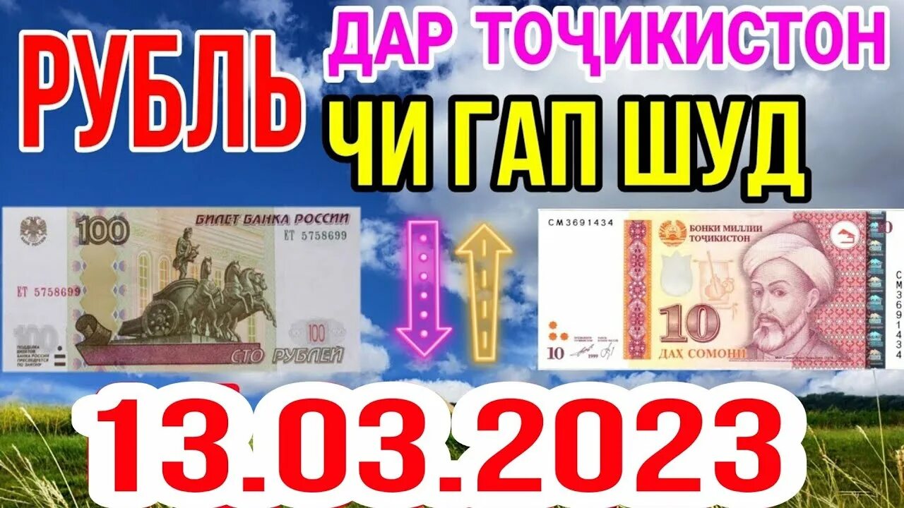 Валюта Таджикистана. Доллар на Сомони. Курс имруза.
