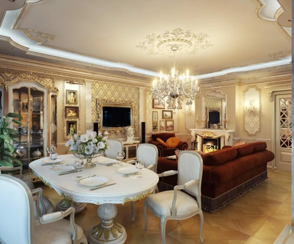 роскошь гостиной. хаус барокко стиль. роскошь гостиной. стиль неорококо. гостиная в аристократическом стиле.