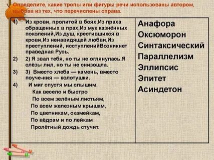 Какие существуют тропы в русском языке