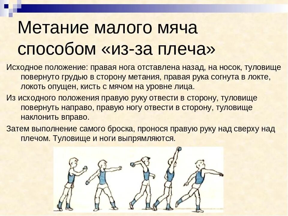 Горизонтальное метание. Техника метания мяча малого мяча на дальность. Техника метания мяча на дальность с места 3 класс. Метание мяча реферат по физкультуре кратко. Техника метания мяча в цель и на дальность.