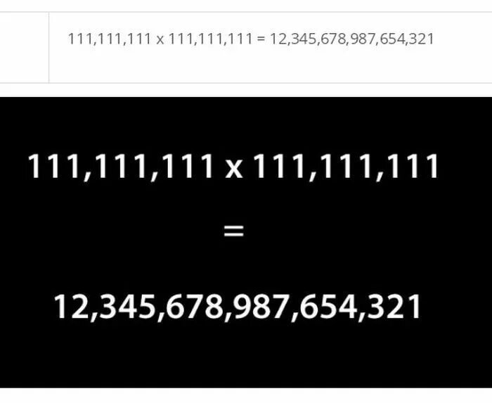 111 на 64. 111.111.111 111.111.111. 111 111 111 умножить на 111 111 111. 111 111 111 х 111 111 111 = 12 345 678 987 654 321. 111.111.111 страшилка.