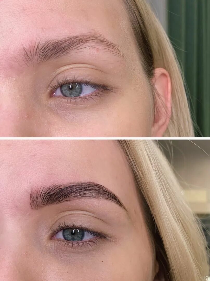 коррекция бровей. долговременная укладка бровей. долговременная укладка бровей без окрашивания до и после. укладка бровей. долговременная укладка бровей и окрашивание краской.