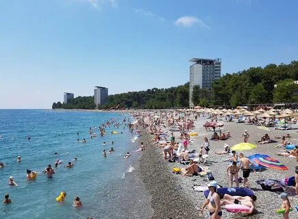 Пицунда фото пляжа