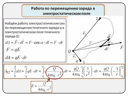 При перемещении одного из зарядов уменьшается электрическое