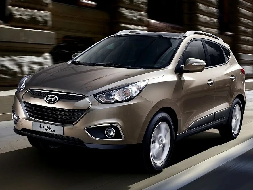 Купить Лобовое стекло Hyundai "IX35" '2010- (обогрев щеток, д. д) (KMK Glass) в 