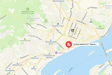 Карта саратова с улицами и номерами
