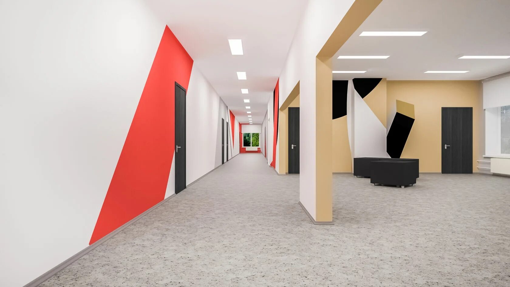 Креативное оформление школ. Стены в школе. Интерьер рекреации школы. Креативное оформление школ. Необычные школы интерьер.