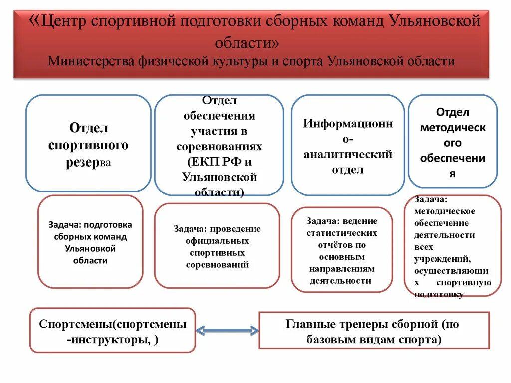 Центр спортивной подготовки сборных команд. Структура спортивной подготовки. Структура центра спортивной подготовки. Структура физической культуры. Организация спортивной команды