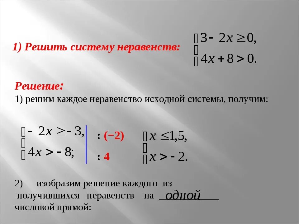 Тест решение неравенств 8 класс