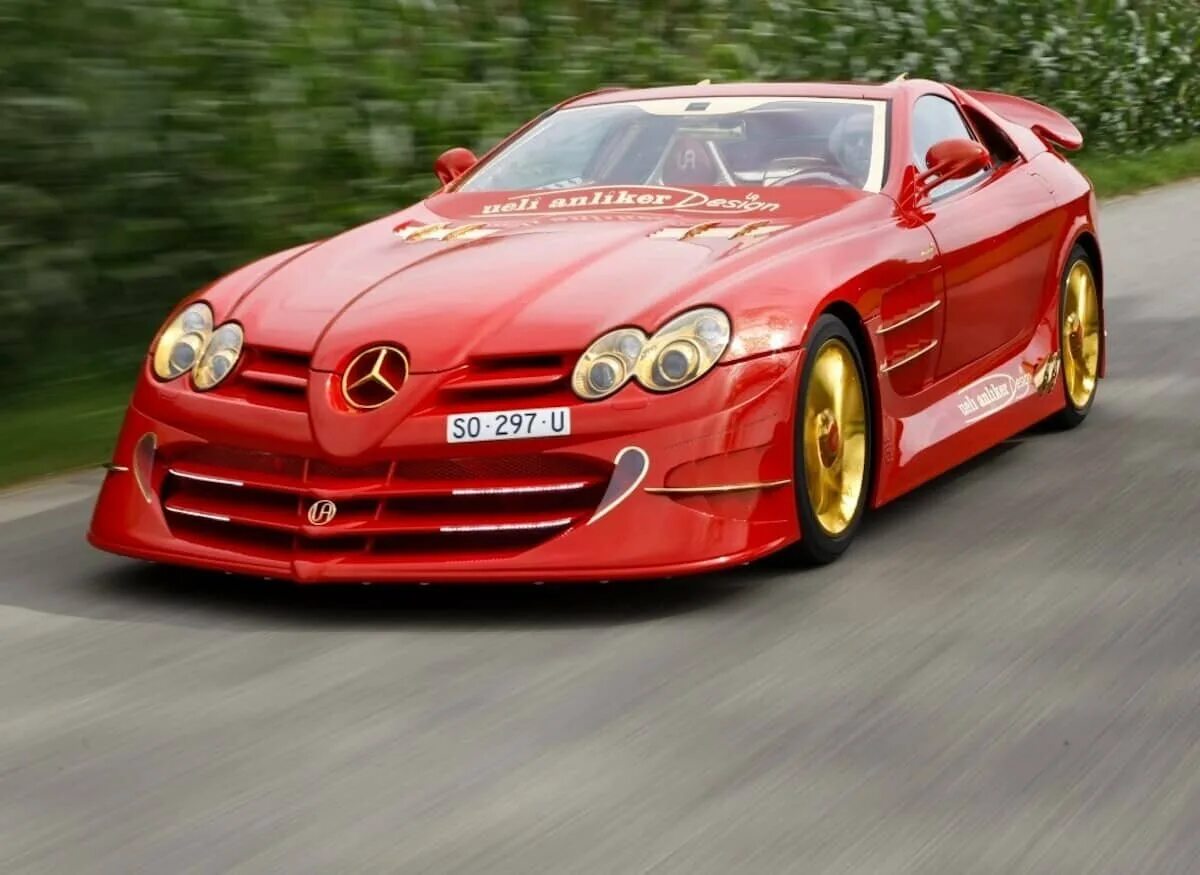 Mercedes Benz SLR MCLAREN 999. Mercedes-Benz SLR MCLAREN 999 Red. Mercedes-Benz SLR MCLAREN золотой. Mercedes-Benz SLR MCLAREN 999 Red Gold Dream Ueli Anliker 2011. Машина за 1 доллар