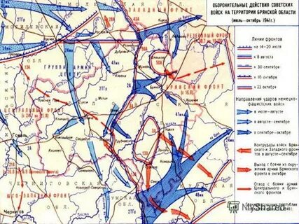 Карты немецких войск