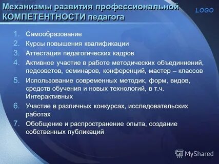 Повышение профессиональной компетентности по вопросам