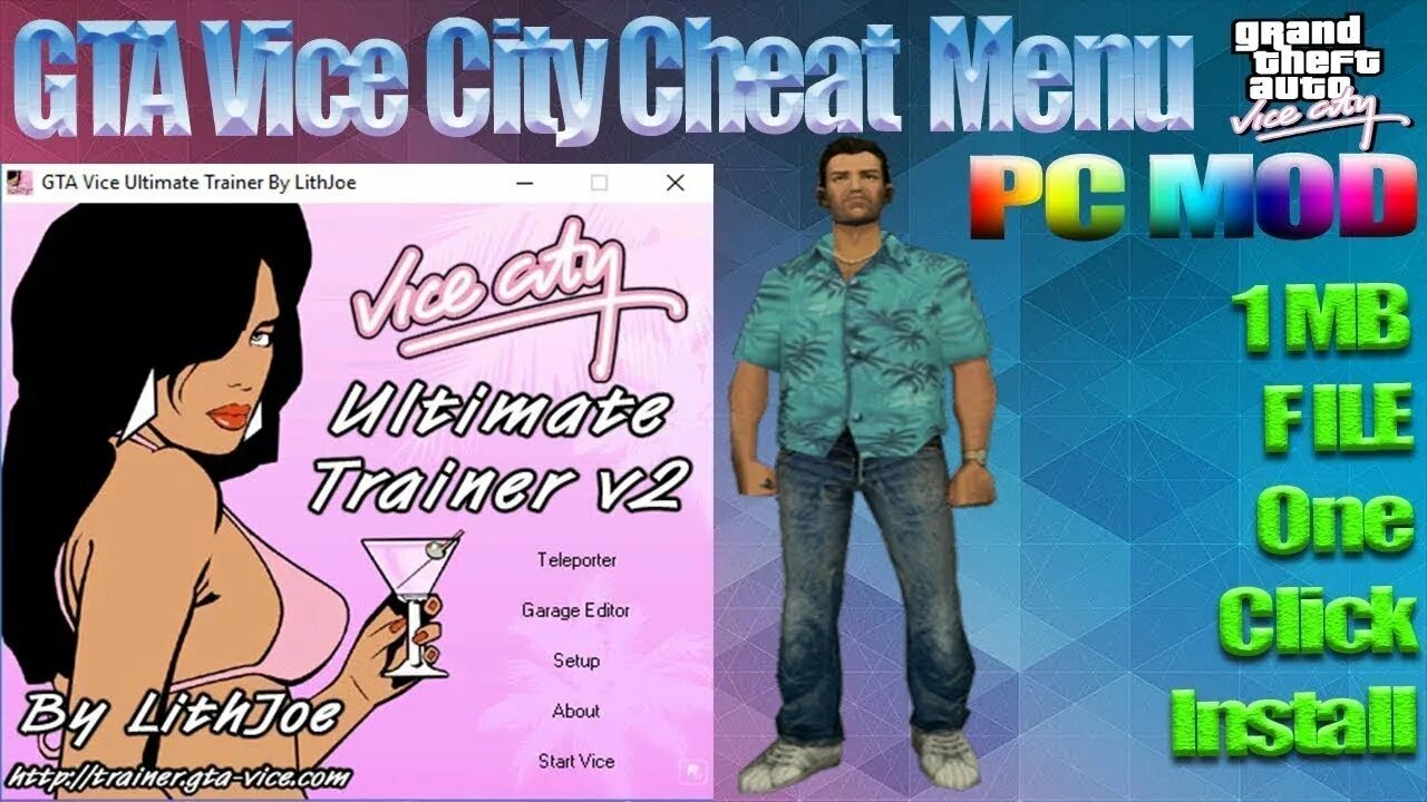 Меню гта вайс сити. GTA vice City Ultimate. GTA vice City Trainer. Трейнер для ГТА Вайс Сити.