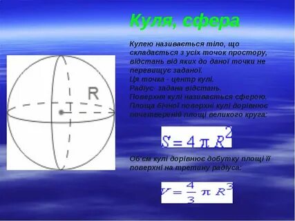 Объем куля