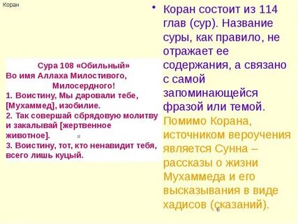 Текст коран 114