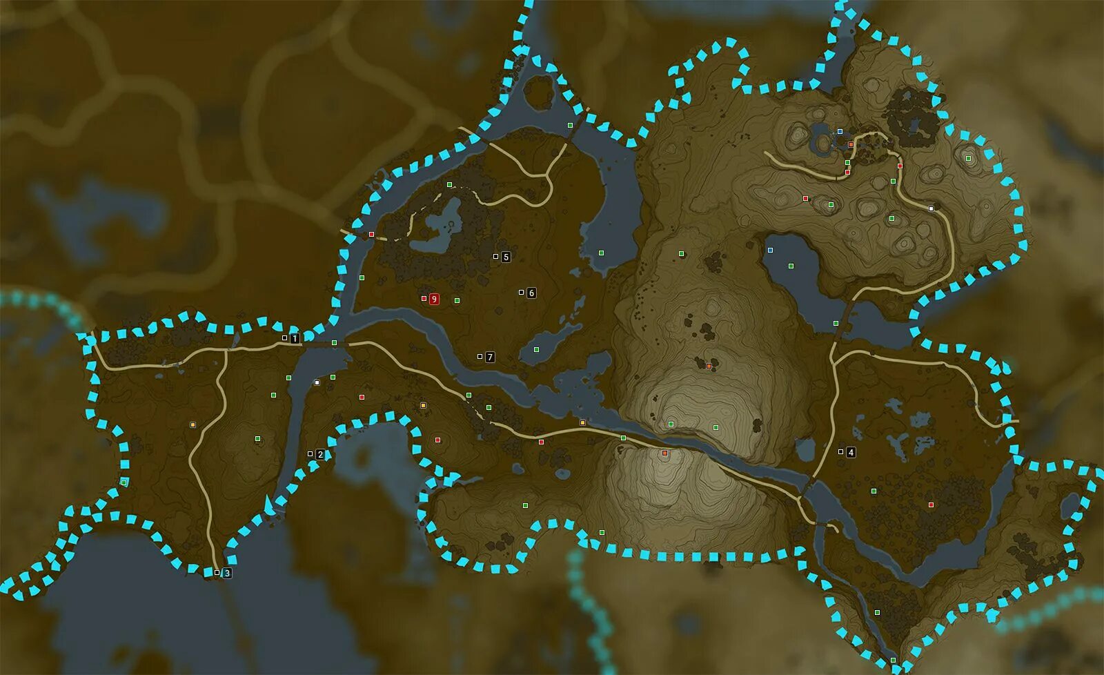 Zelda botw map. Великое плато Зельда. The Legend of Zelda Breath of the Wild Великий лес Хайрулла. Пик молний Зельда. Южная тундра Зельда.