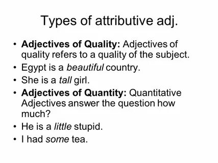 Adjectives qualities 7 grade