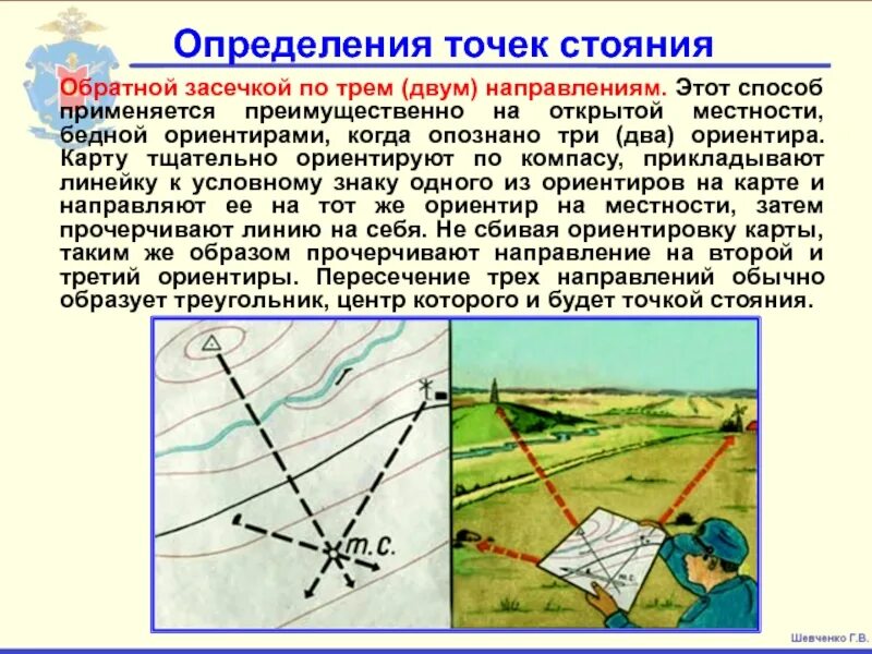 Определение точки д