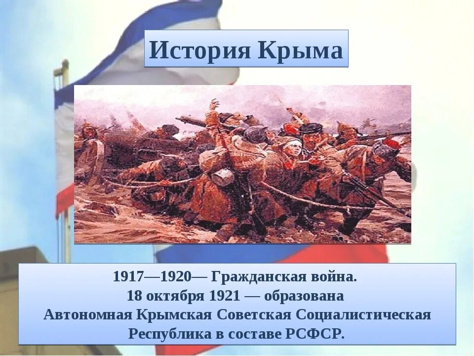 Крым автономная Республика 18 октября 1921. Исторические события Крыма. История Крыма в истории России.