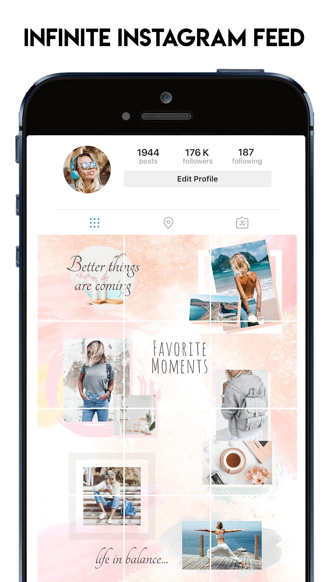 Grids for instagram. Instagram grid. инстаграм layout. grids - for instagram картинками.