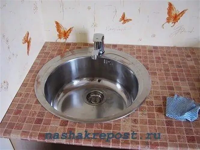 Установка круглых моек