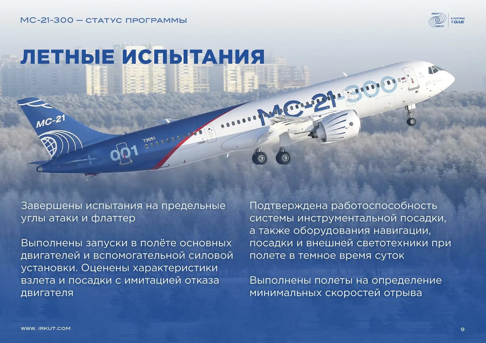 Самолет мс 21 дальность