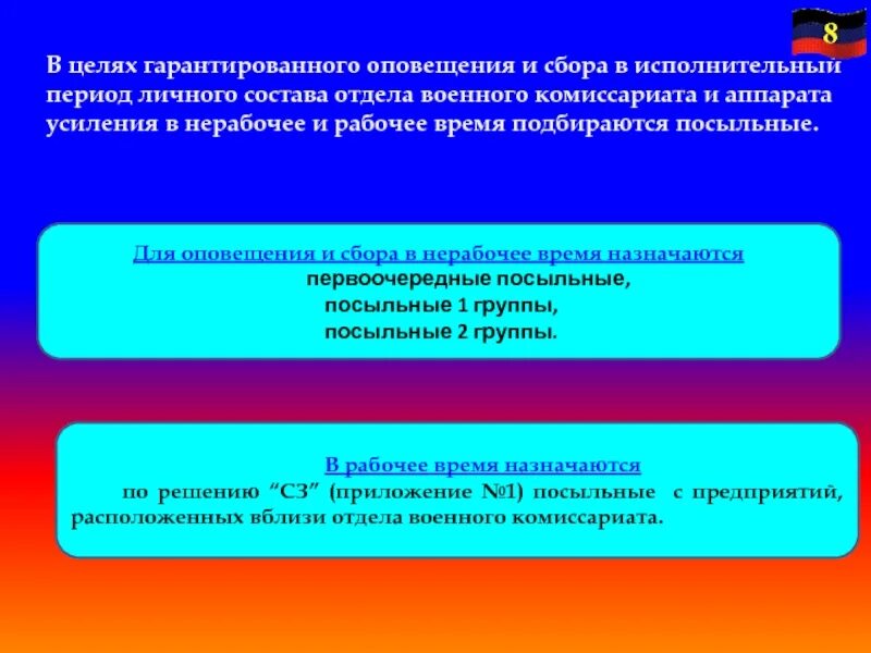 Оповещение и сбор личного состава. Аппарат усиления военного комиссариата это. Аппарат усиления военкомата. Посыльный группы оповещения. Укрепление аппарата управления.